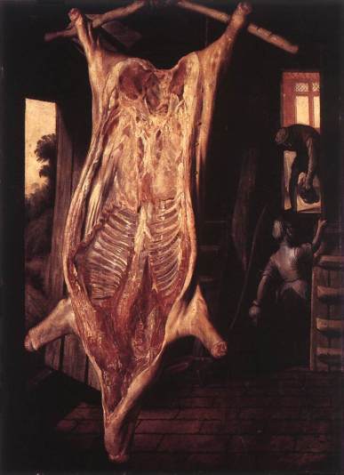 Joaquin Beuckelaer joachim-beuckelaer-slaughtered-pig
