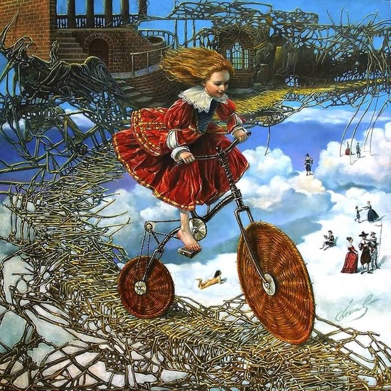 Down to Earth (by Michael Cheval)1d1ff5c4b68e4184e718509b067793f4